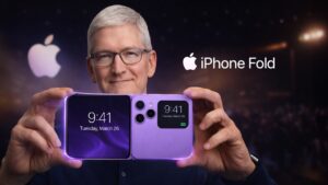 Apple iPhone Fold 2026 foldable smartphone with premium design and large flexible display